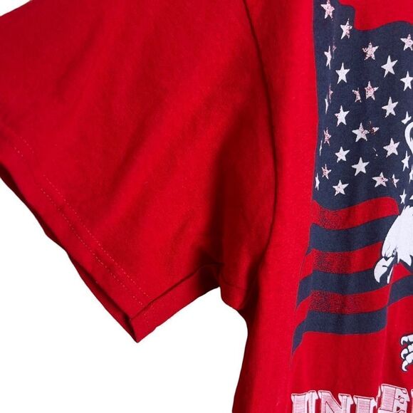 Extreme concepts mens medium american eagle unite states patriot red tee shirt - Picture 5 of 7